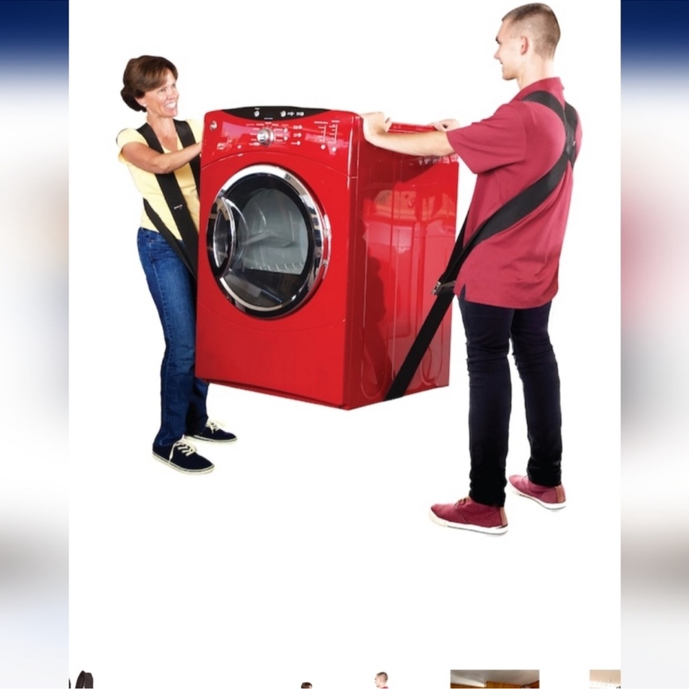 SHOULDER DOLLY MOVING STRAPS CARRIER HELPER STRAP SET .  Used one time.